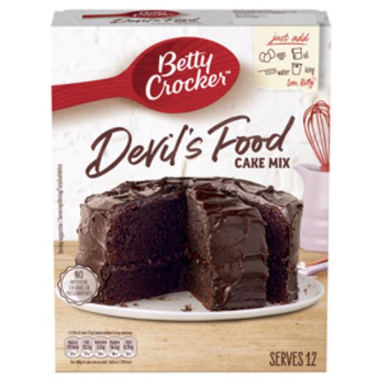 Picture of Betty Crocker Devils Food Cake Mix 425g x6